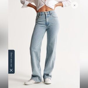 TALL Abercrombie high rise 90s relaxed